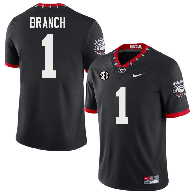 Zachariah Branch Georgia Jersey,University Of Georgia Bulldogs Football Jersey,Uniforms,Gears-Throwb